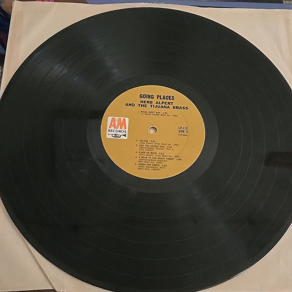 Vintage 1965 Vinyl Record Album: Herb Alpert & the Tijuana Brass-Going Places - Picture 7 of 8
